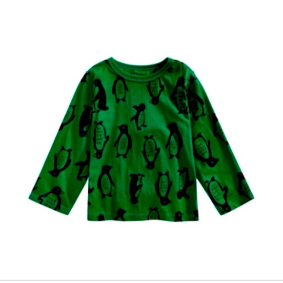 First Impressions 4T long sleeve green penguin shirt - Picture 1 of 1